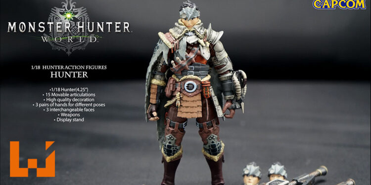 Kitzconcept推出《Monster Hunter World》猎人可动手办！现起开放预购，当前优惠价为51美金！