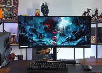 Wanuxi评测华为MateView GT电竞显示器！备有SoundBar的34英寸165Hz超宽曲屏！