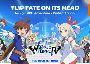 以「弹珠台」为基础的动作RPG手游《World Flipper》，现已开放全球预注册！