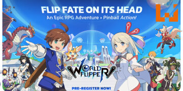 以「弹珠台」为基础的动作RPG手游《World Flipper》，现已开放全球预注册！