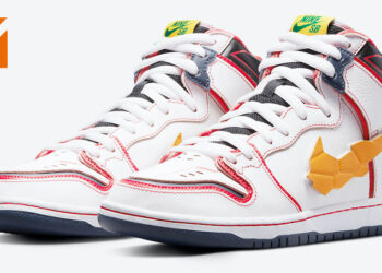 Gundam x Nike SB Dunk High联名鞋款！以RX-0 Unicorn Gundam为灵感的球鞋！