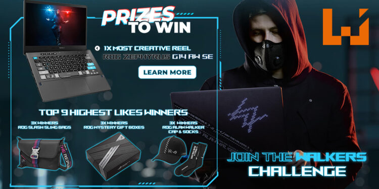 大马ROG推出「Join the Walkers」挑战！发挥你的创意就有机会赢取丰富的奖励！