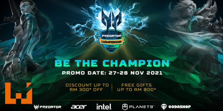 Predator Championship 2021决赛日优惠折扣！超强力电竞显示器优惠价为RM3,999！