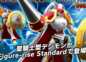 《数码宝贝》「Figure-rise Standard 红莲骑士兽」明年6月发售！可还原动漫中帅气英姿！