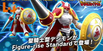 《数码宝贝》「Figure-rise Standard 红莲骑士兽」明年6月发售！可还原动漫中帅气英姿！