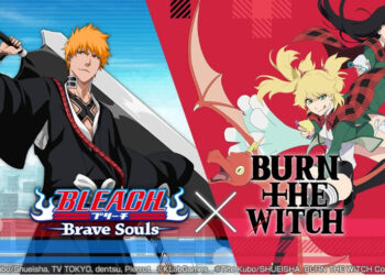 《Bleach: Brave Souls》×《Burn The Witch》第3轮联动开始！游戏将推出《BTW》两位女主的圣诞女郎造型！