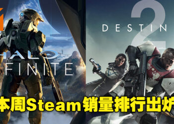 《Halo Infinite Campaign》登上Steam销量排行冠军！《Destiny 2》30周年配套获得排名第二与第三！