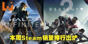 《Halo Infinite Campaign》登上Steam销量排行冠军！《Destiny 2》30周年配套获得排名第二与第三！