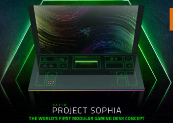 【CES 2022】椅子也会震动、桌面也有屏幕！Razer公布旗下首款电竞桌Project Sophia以及触感反馈电竞椅Enki Pro Hypersense！