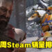 《战神》获得本周Steam销量冠军!但《怪物猎人 崛起》游玩人数比《战神》高出将近两倍!