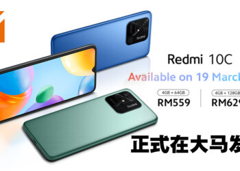 小米入门级手机Redmi 10C将于3月19日在大马开卖！售价只需RM559起！