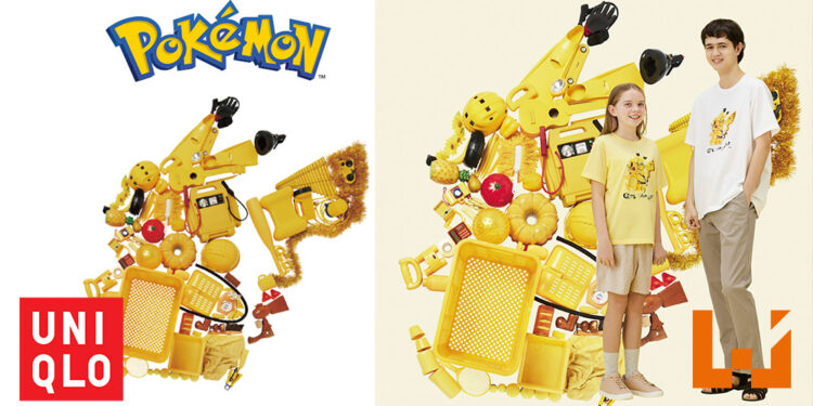 UNIQLO将于3月21日推出Pokémon Meets Artists UT系列第二弹！以废料拼凑出宝可梦！