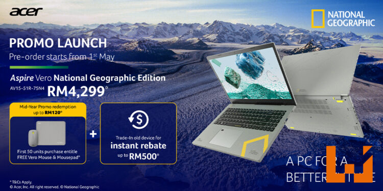Acer Aspire Vero National Geographic Edition正式登陆大马!售价为RM4,299!