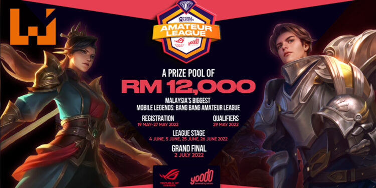 Yoodo与ROG联合举办《Mobile Legends: Bang Bang》业余电竞赛！开放让64支队伍角逐RM12,000奖池！