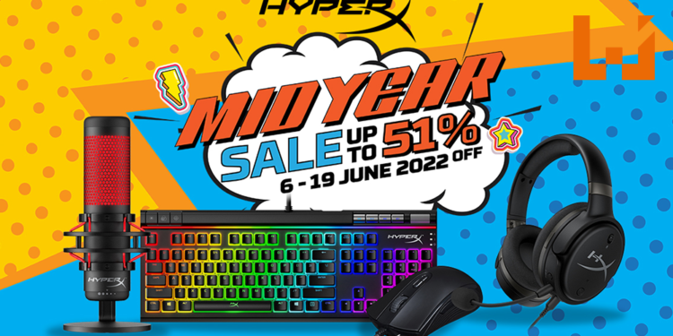 HyperX开启年中促销活动！旗下30款电竞产品迎来高达51%的折扣！
