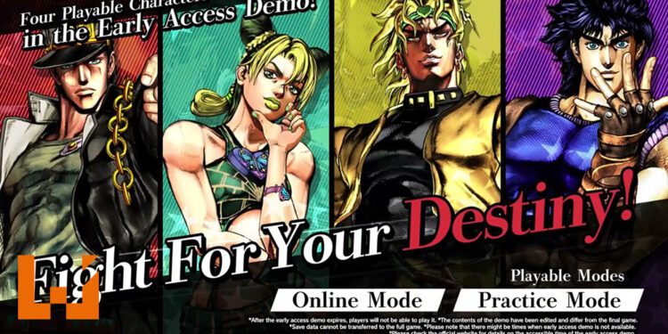 《JoJo的奇妙冒险：All-Star Battle R》将在6月16日开启抢先体验版！仅限PS4以及PS5玩家参与！