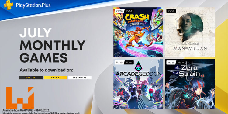 PS Plus 2022年7月会员免费游戏正式公布！《Crash Bandicoot 4: It’s About Time》、《黑相集：棉兰号》让会员免费拿！