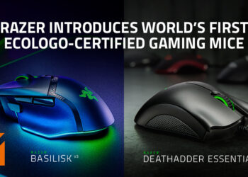 Razer宣布旗下Basilisk V3以及DeathAdder Essential是首款得到ECOLOGO认证的电竞滑鼠！以电竞的方式来庆祝世界环境日！