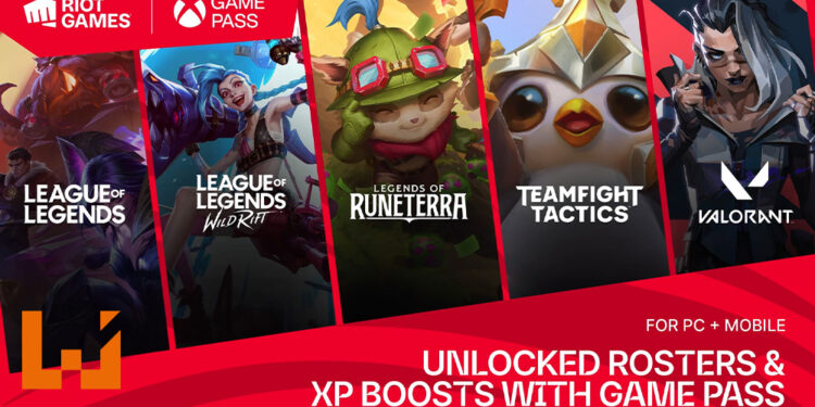 【Xbox & Bethesda】Riot与Xbox联手将旗下游戏全送上Game Pass！《LoL》、《Valorant》等游戏的所有角色全部解锁！