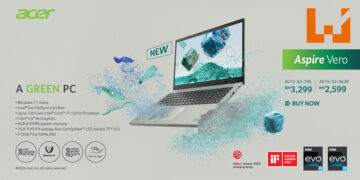 更新Acer Aspire Vero正式公布！售价从RM2,599起！