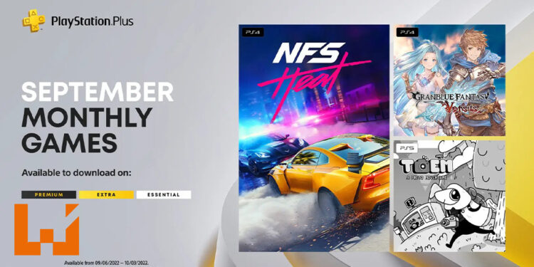 PS Plus 2022年9月会员免费游戏正式公布！本月可领《NFS Heat》以及《碧蓝幻想: Versus》！