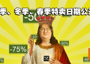Steam公开秋季、冬季、春季特卖日期！农历新年特卖将会被取代！
