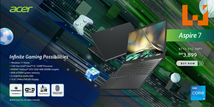Acer正式公布全新Swift 3 OLED以及Aspire 7！售价从RM3,899起！