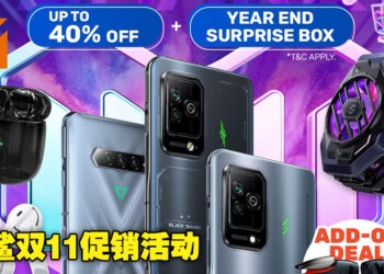 马来西亚Black Shark将举行双11促销活动！可节省金额高达RM1,340！