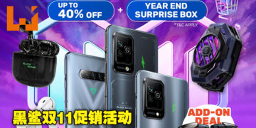 马来西亚Black Shark将举行双11促销活动！可节省金额高达RM1,340！