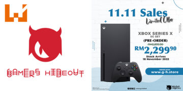 Gamers Hideout双11促销活动来啦！Xbox Series X仅售价RM2, 299！
