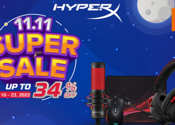 HyperX双11优惠活动！指定热销产品将享有高达34%的折扣！