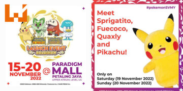 一起在Paradigm Mall PJ庆祝《宝可梦 朱&紫》的游戏发布庆祝会！各种活动等着你们来参与！
