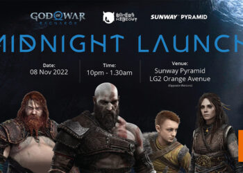 Gamers Hideout会在Sunway Pyramid举办《战神:诸神黄昏》发售日庆祝活动!11月8日晚不见不散!
