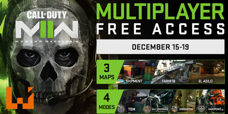 《Call of Duty: Modern Warfare II》宣布开启免费周!将可以体验游戏的多人模式!