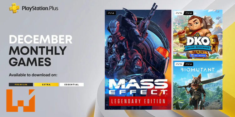 PS Plus 2022年12月会员免费游戏公布！《Mass Effect Legendary Edition》及《Biomutant》免费领取！