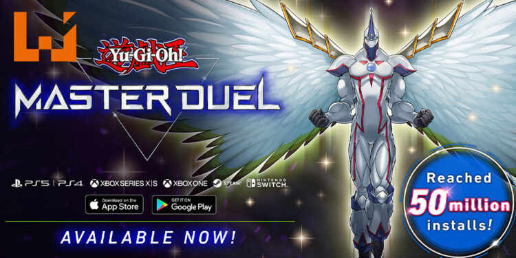 《游戏王 Master Duel》正庆祝下载量突破5,000万!登入即可领取1,000宝石和其他纪念品!