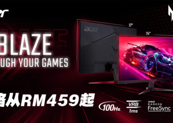 Acer为Nitro低预算电竞显示器带来全新功能！售价从RM459起！