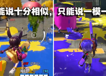 某中国手游疑似抄袭《Splatoon》！号召网友给游戏征名，网友：依托答辩！