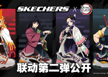 《鬼灭之刃》与Skechers联动第二弹公开！音柱、水柱、虫柱和炎柱参上！