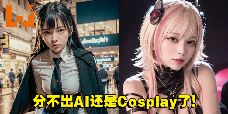 Coser职业不保?AI绘图再进化,绘算出超逼真的Cosplay妹子!