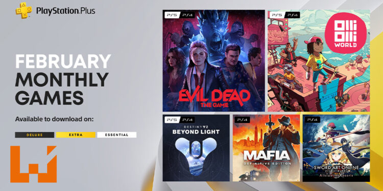 PS Plus 2月会员游戏公开！将可以玩《Evil Dead: The Game》以及《刀剑神域》游戏哦！
