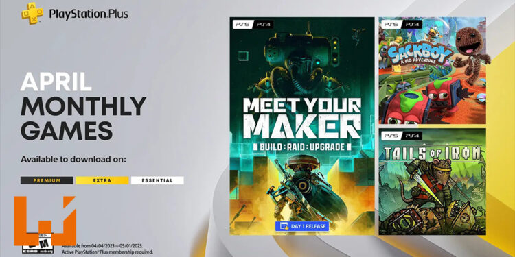 PS Plus 2023年4月游戏阵容公开！《Meet Your Maker》首发即可让会员免费领取！