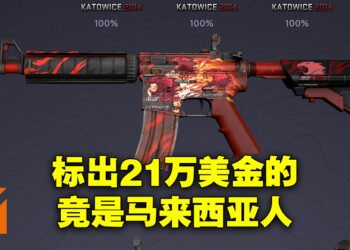 《CS: GO》又有枪支皮肤天价拍卖！当前最高标价21万美金，标价者竟是马来西亚人！