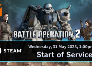《Mobile Suit Gundam: Battle Operation 2》将会在5月登陆Steam平台！终于可以在PC玩啦！
