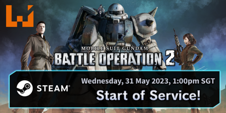 《Mobile Suit Gundam: Battle Operation 2》将会在5月登陆Steam平台！终于可以在PC玩啦！