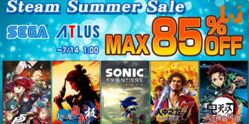 SEGA开启「Steam Summer Sale」促销活动！最高享有85%优惠！