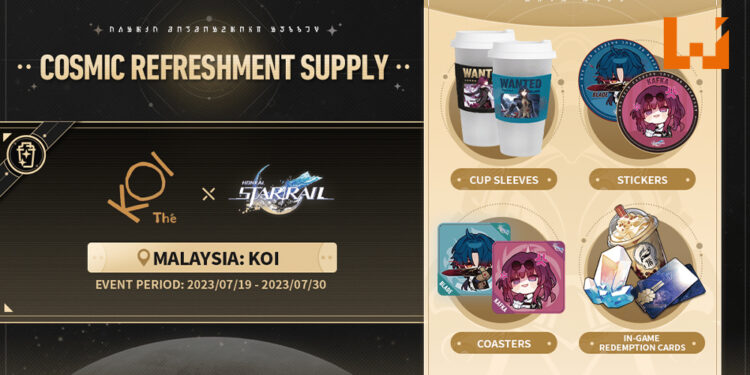 【更新】《崩坏：星穹铁道》与KOI Thé联动详情公开！主题商店地点增设至6个！