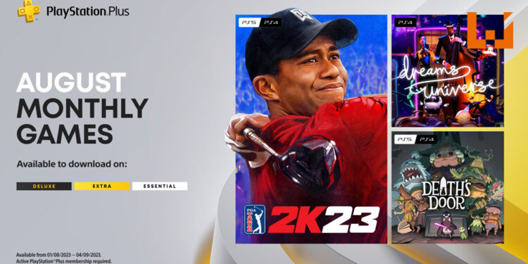 PS Plus 2023年8月游戏阵容公开！免费领取《PGA Tour 2K23》和《Dreams》！