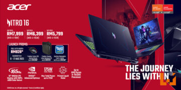 Acer公开全新入门级电竞笔电Nitro 16！售价从RM5,799起！