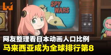 马来西亚将近50%的人会看日本动画！成为全球排行第8的国家！
